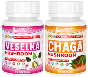 Цілющі гриби антиоксиданти в капсулах